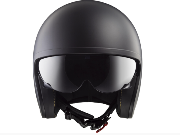 Jethelm - LS2 - OF599 "Spitfire Solid" - schwarz-matt